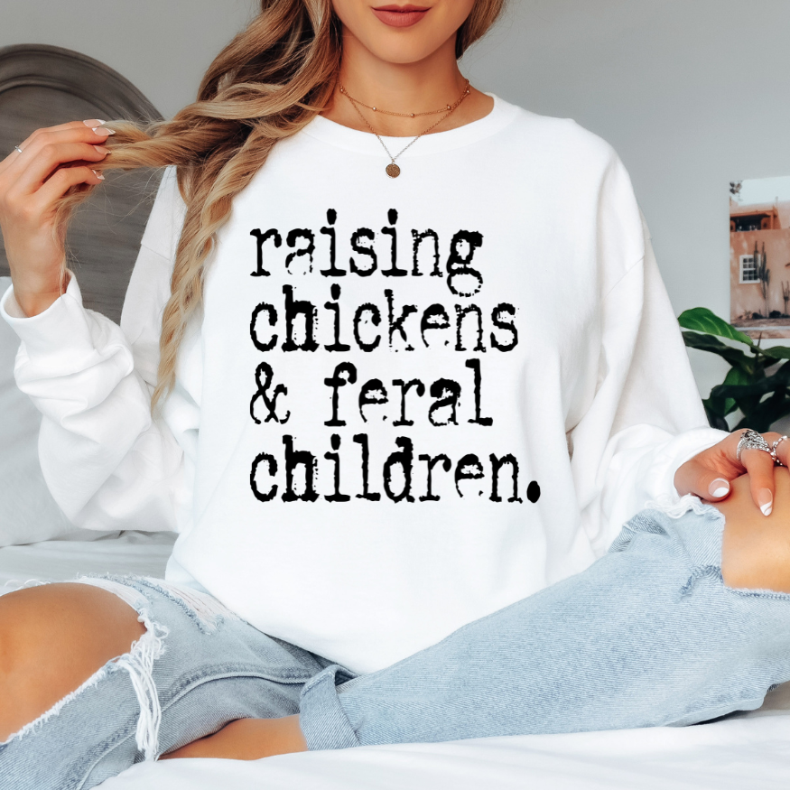 Raising Chickens & Feral Chickens | Unisex Long Sleeve Shirt
