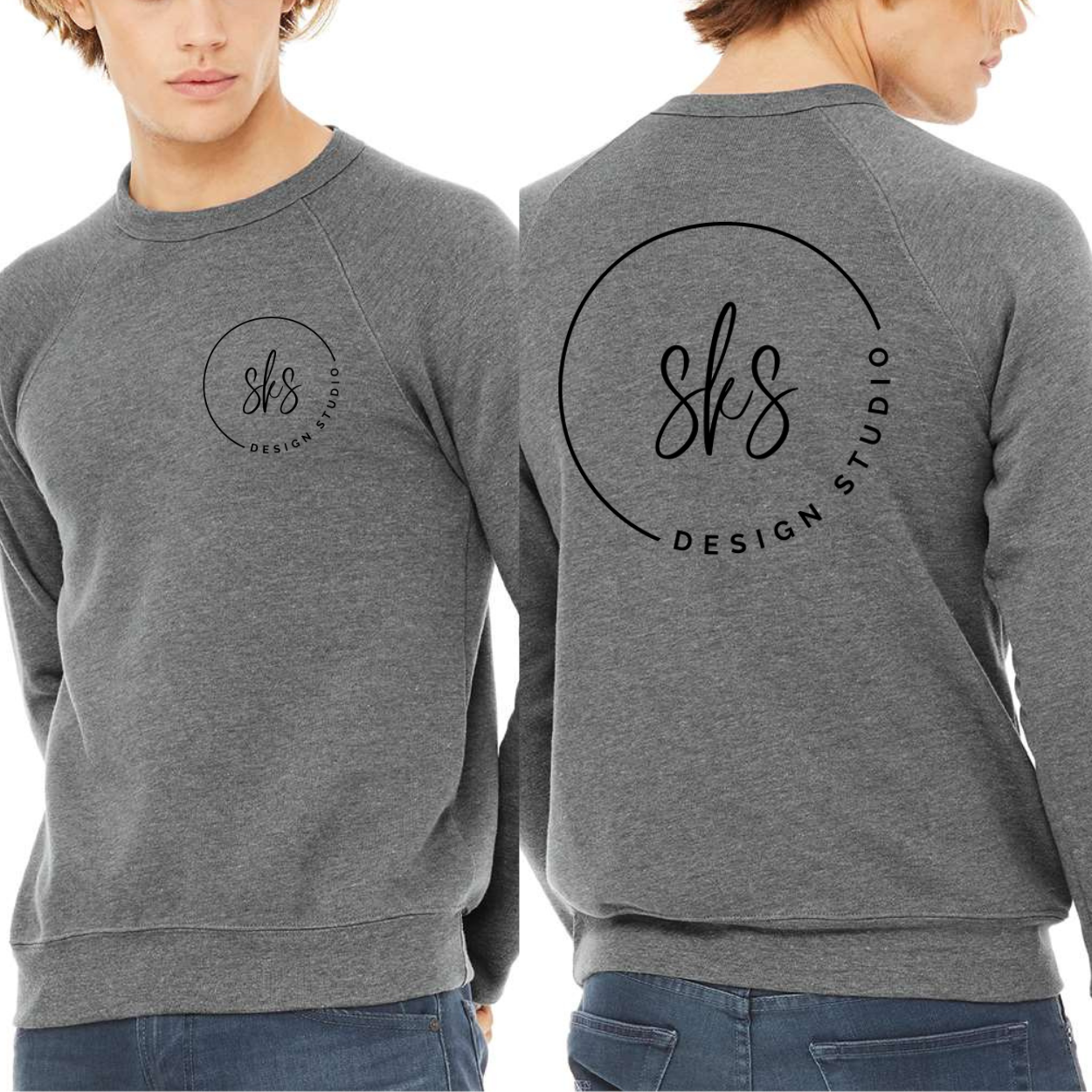 CUSTOM LOGO | Unisex Crewneck Sweatshirt [BELLA CANVAS]