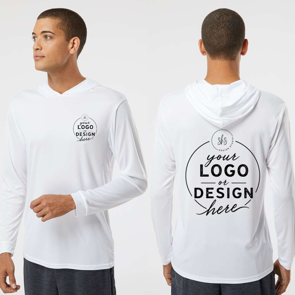 CUSTOM LOGO | Hooded Long Sleeve Sun Shirt [PARAGON]