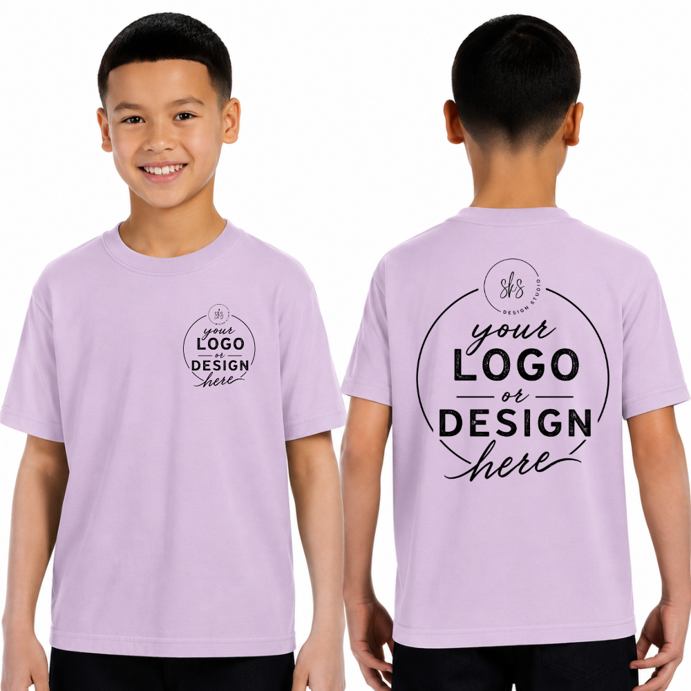 CUSTOM LOGO | Youth Unisex T-Shirt [COMFORT COLORS]