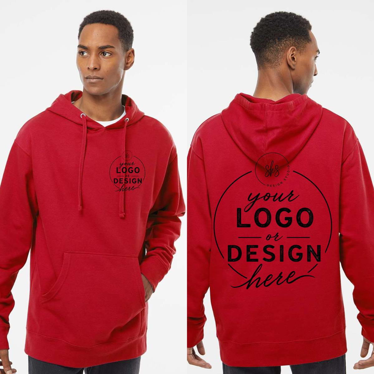 CUSTOM LOGO | Unisex Hoodie [INDEPENDENT TRADING CO.]