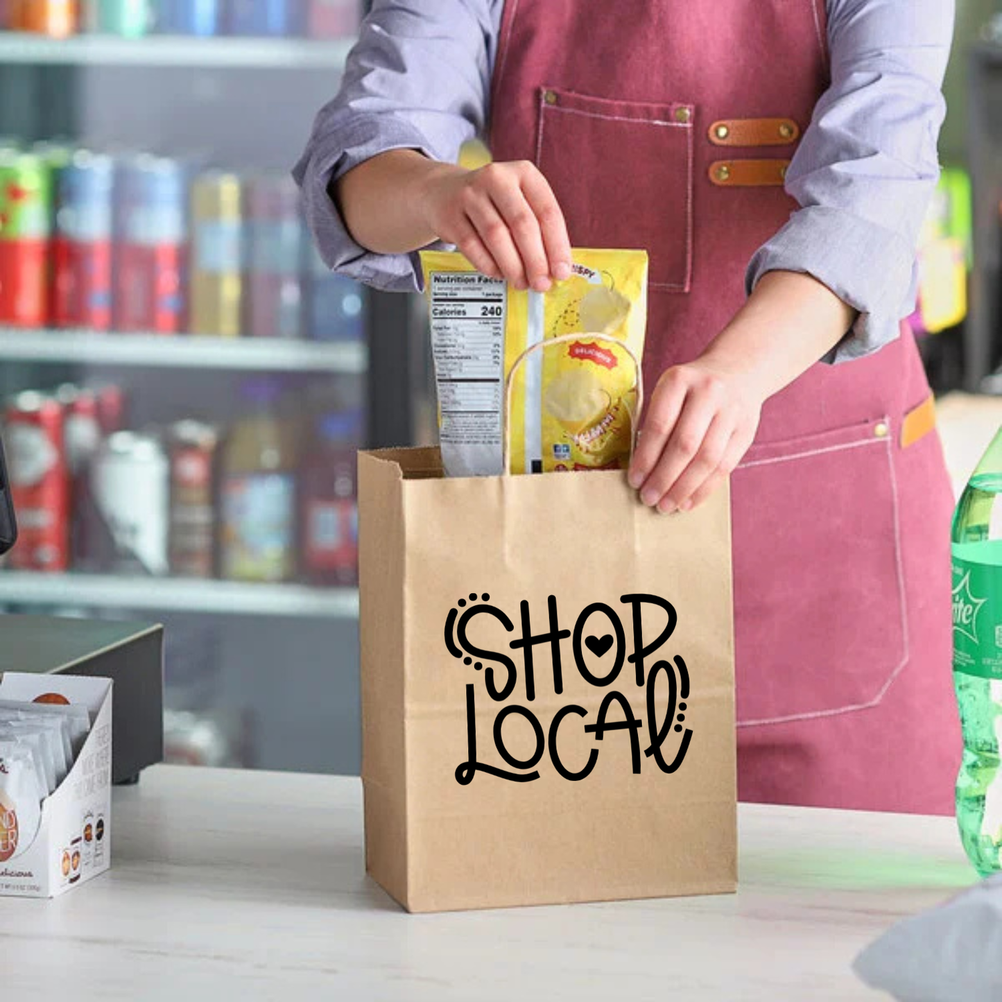 Shop Local | Kraft Paper Bags