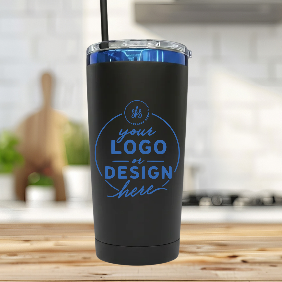 CUSTOM LOGO | ENGRAVED | 20oz Stainless Steel Tumbler