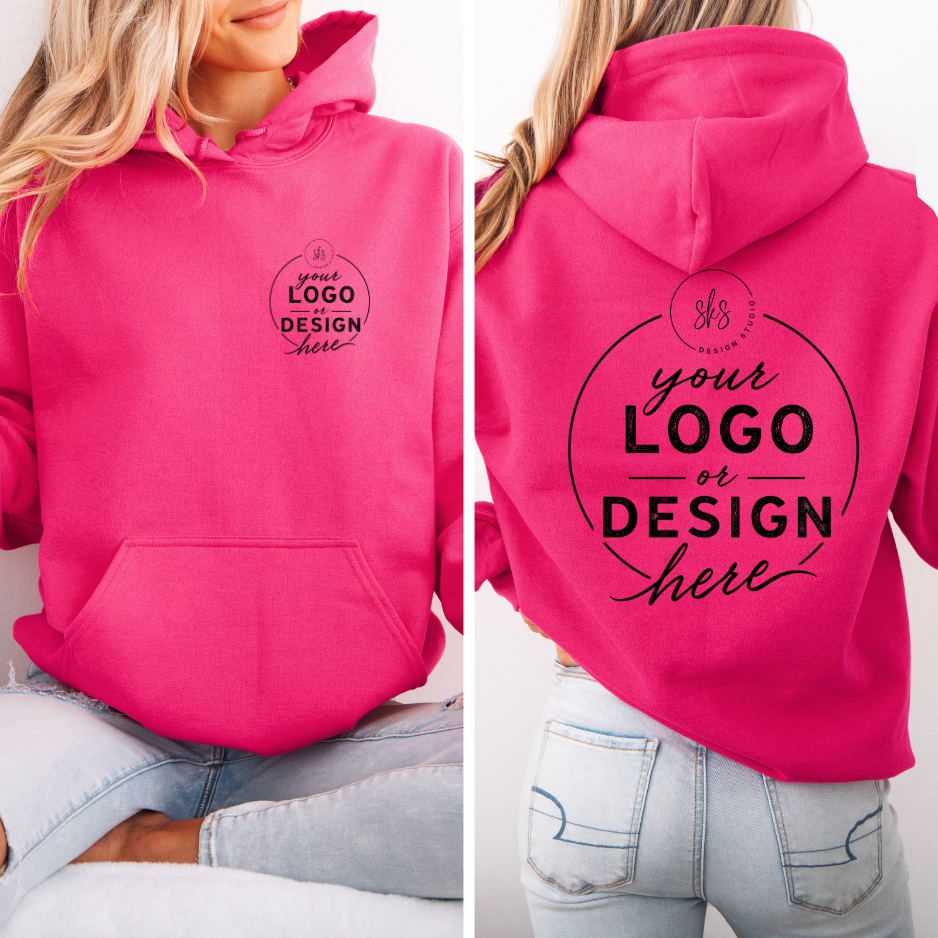 CUSTOM LOGO | Unisex Hoodie Sweatshirt [GILDAN]