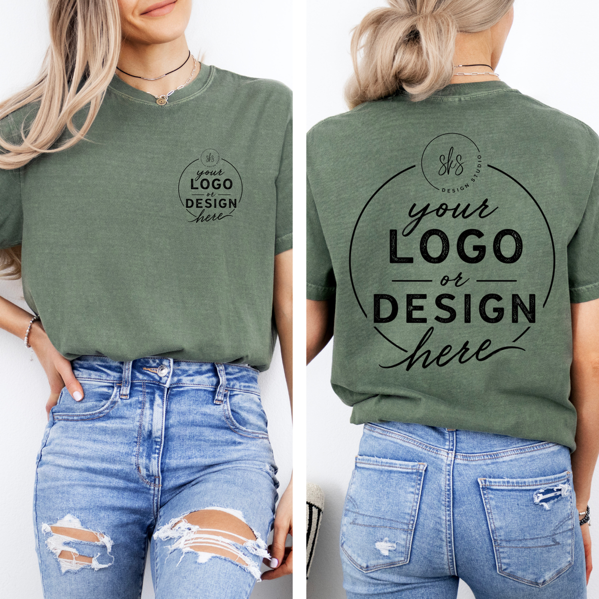 CUSTOM LOGO | Unisex T-Shirt [COMFORT COLORS]