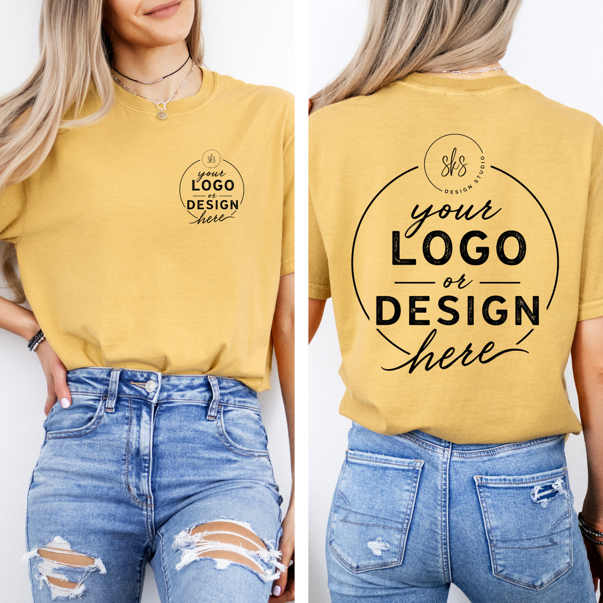 CUSTOM LOGO | Unisex T-Shirt [COMFORT COLORS]