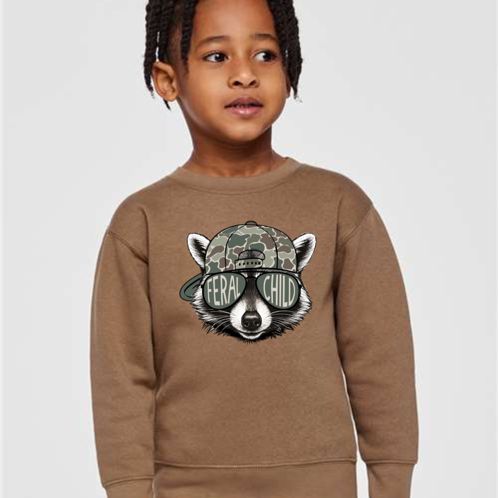 Feral Child | Toddler Crewneck Sweatshirt [RABBIT SKINS]