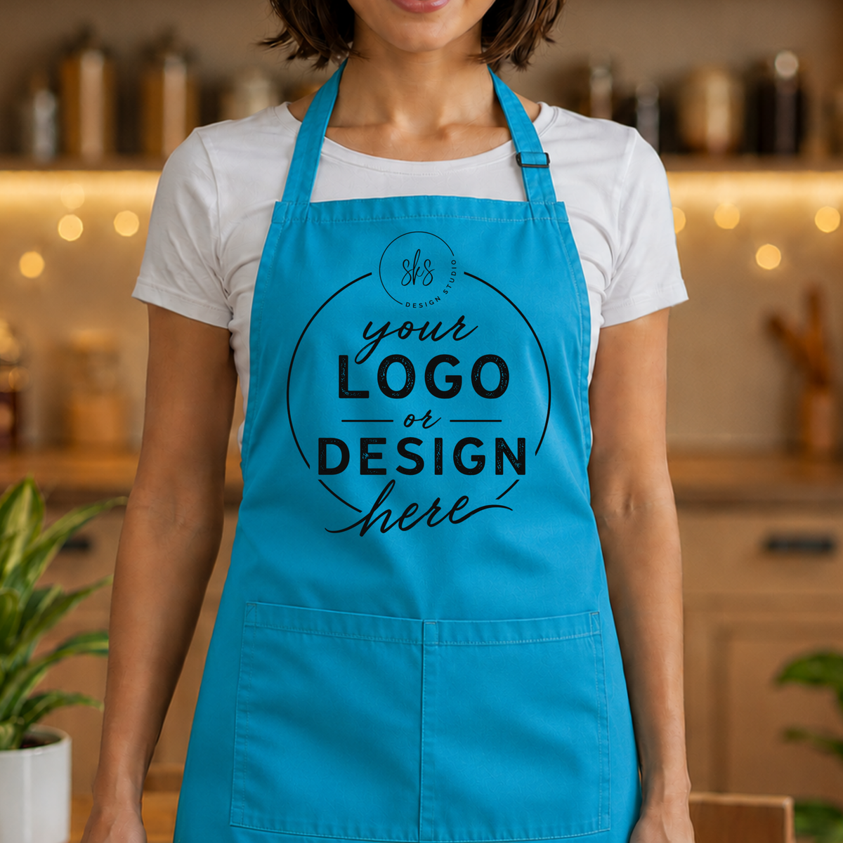 CUSTOM LOGO | Apron with Pocket