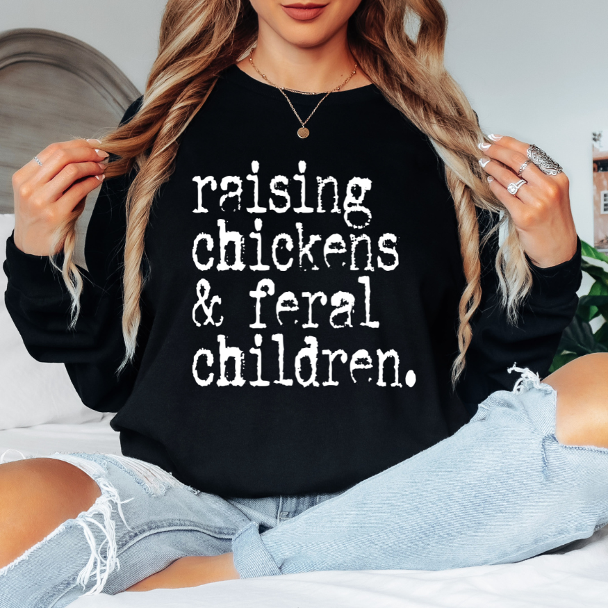 Raising Chickens & Feral Chickens | Unisex Long Sleeve Shirt