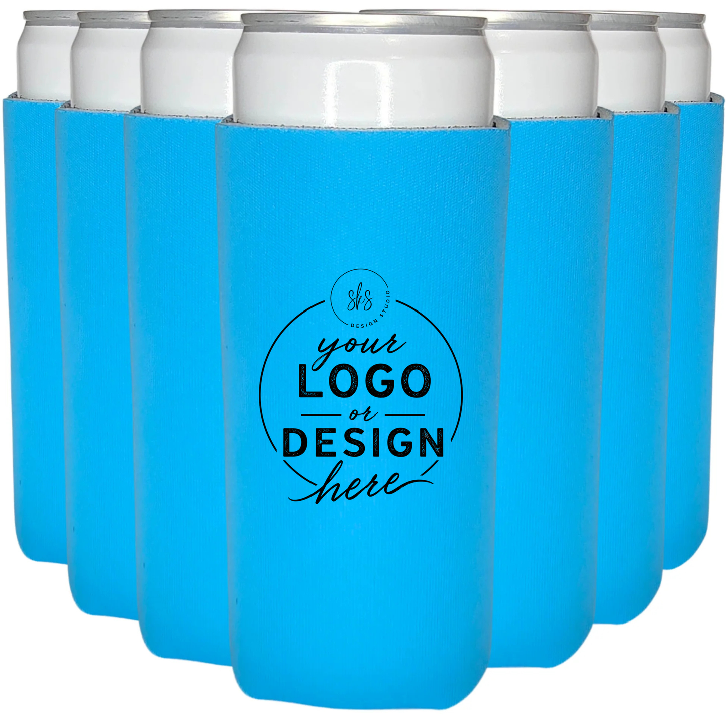 CUSTOM LOGO | Slim Can Coozie