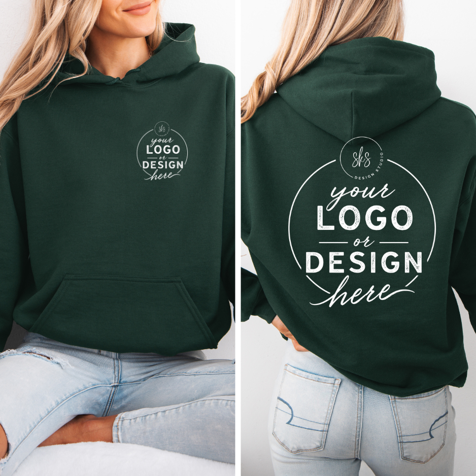 CUSTOM LOGO | Unisex Hoodie Sweatshirt [GILDAN]