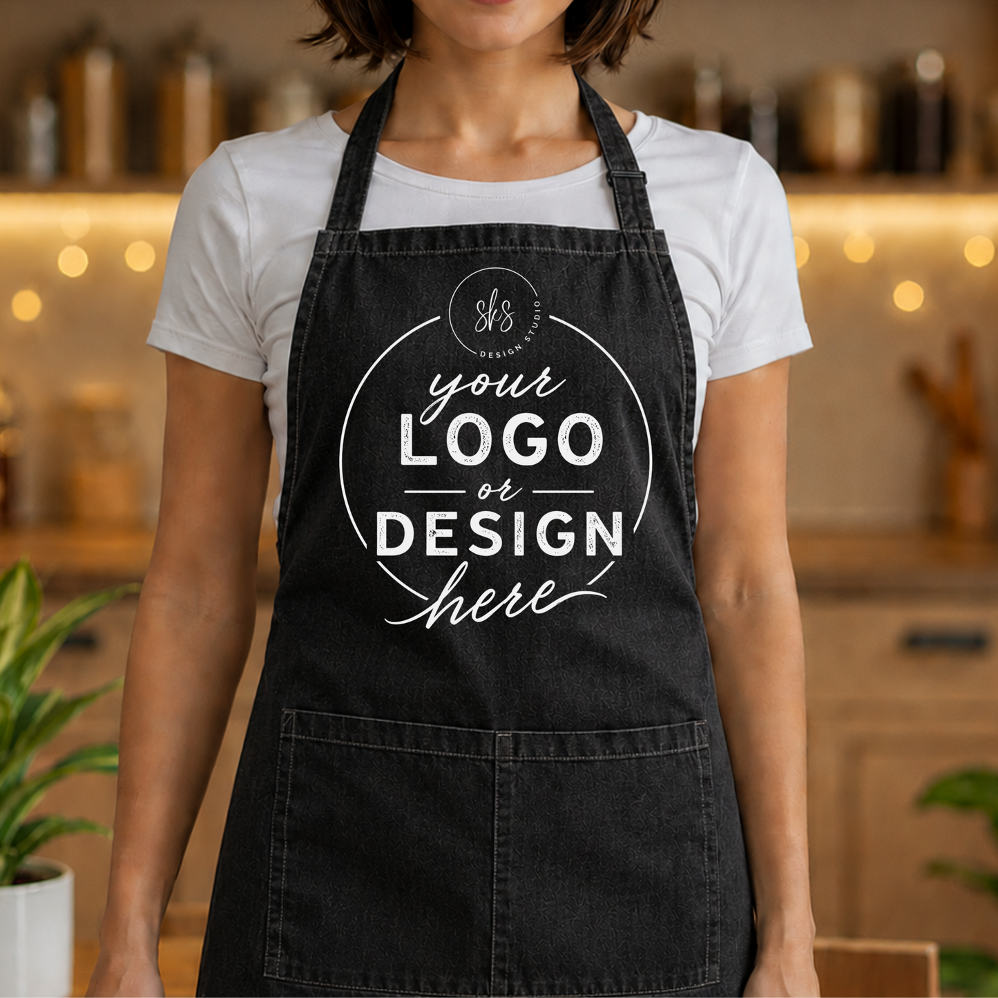 CUSTOM LOGO | Apron with Pocket