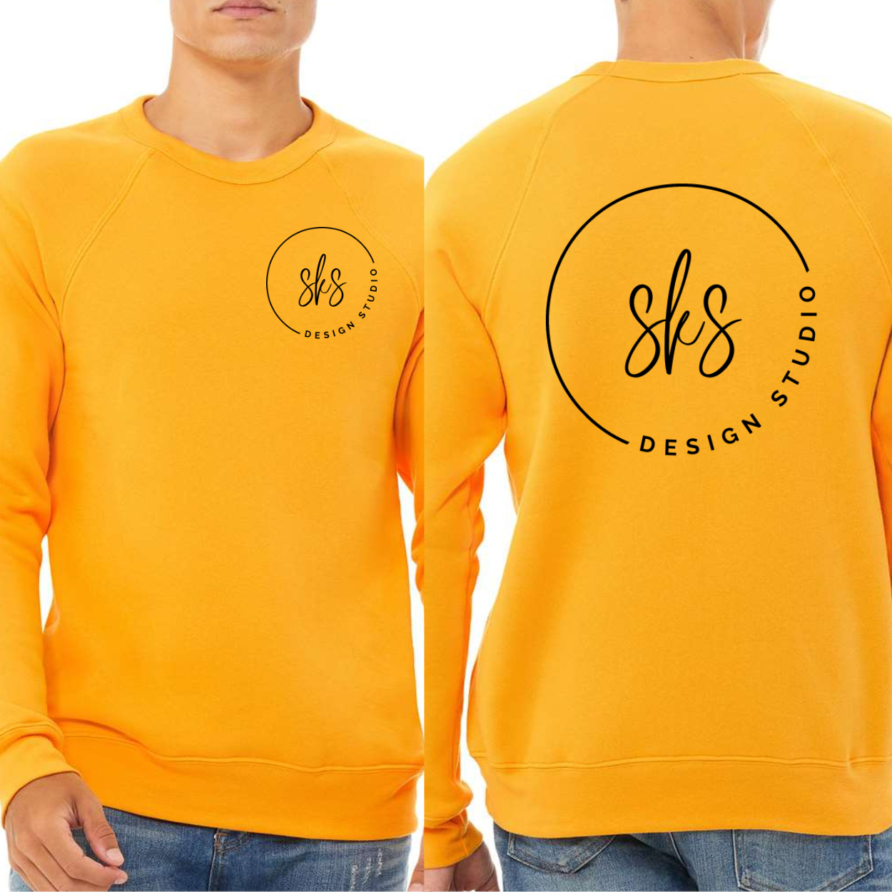 CUSTOM LOGO | Unisex Crewneck Sweatshirt [BELLA CANVAS]