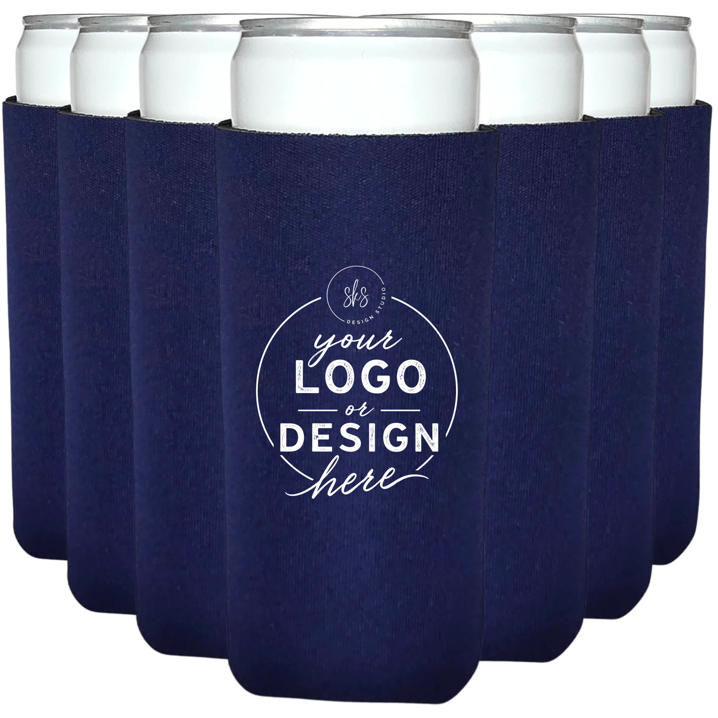 CUSTOM LOGO | Slim Can Coozie