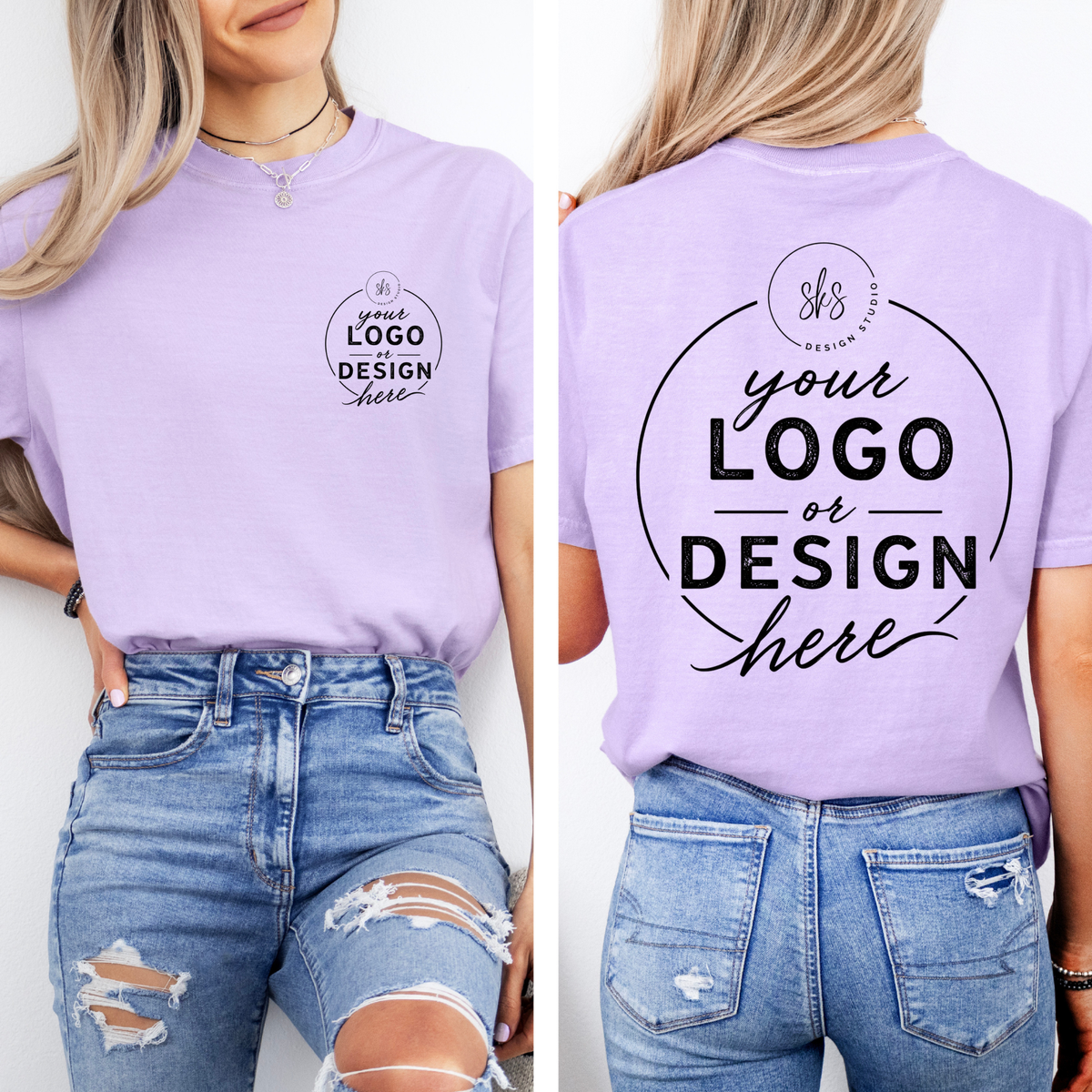 CUSTOM LOGO | Unisex T-Shirt [COMFORT COLORS]