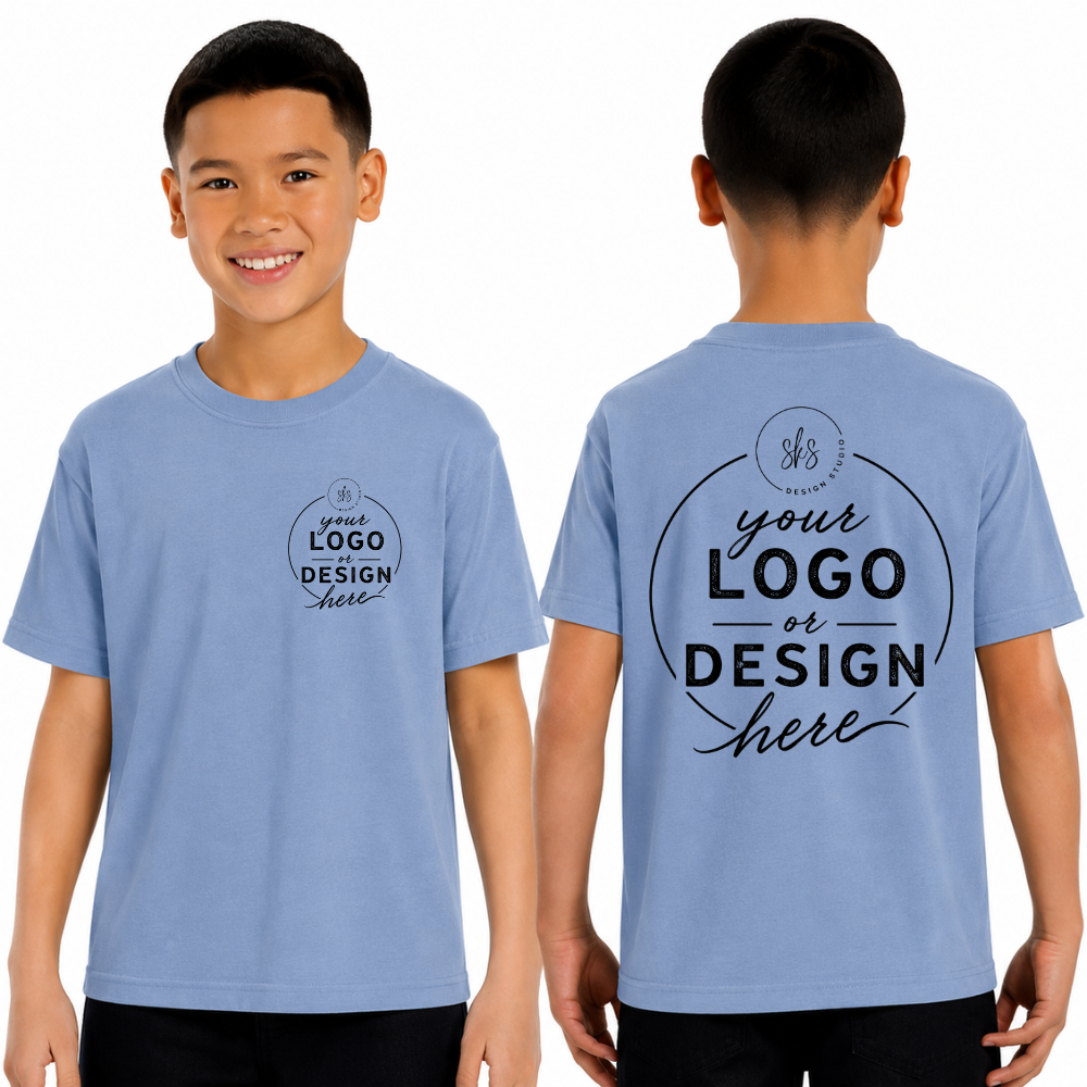 CUSTOM LOGO | Youth Unisex T-Shirt [COMFORT COLORS]
