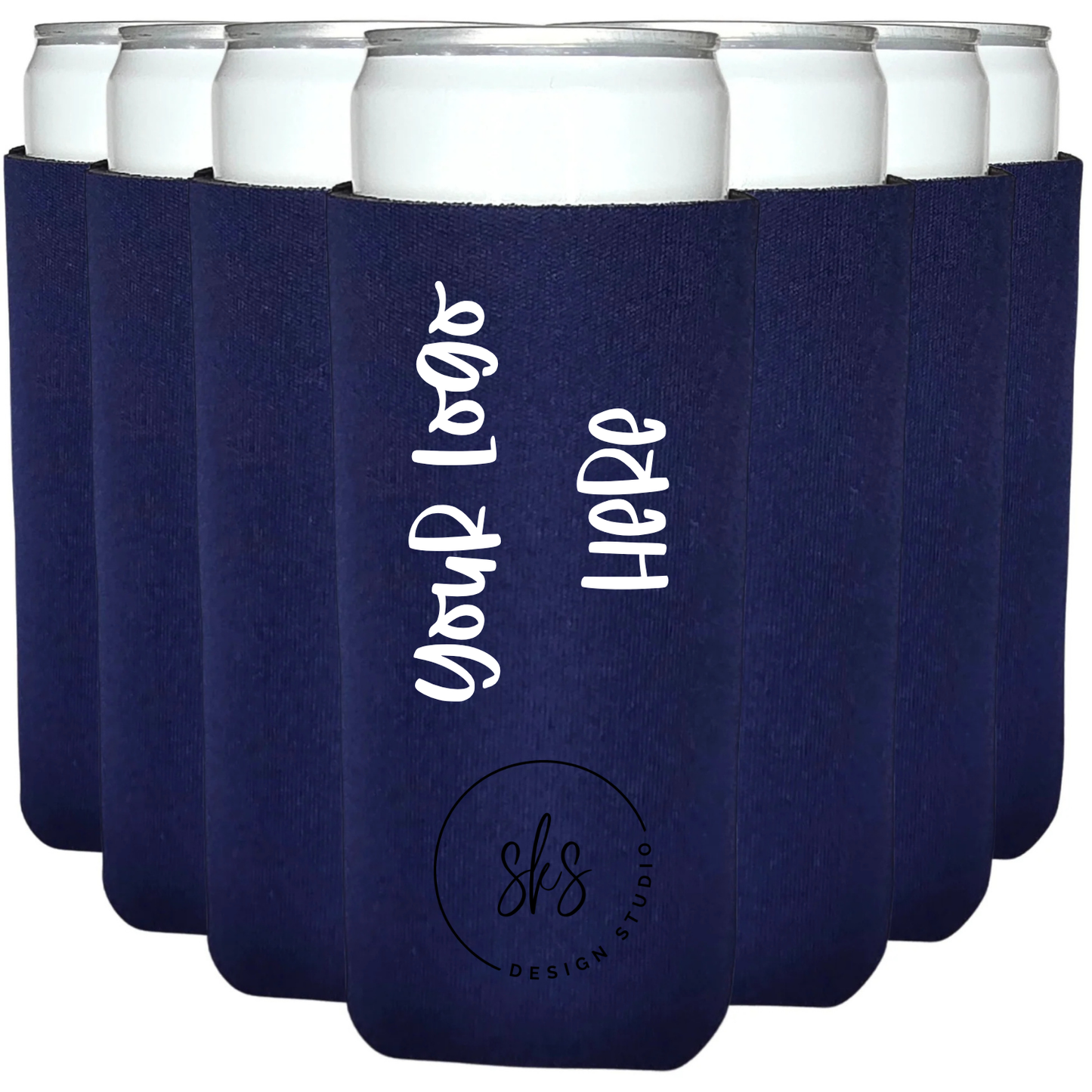 CUSTOM LOGO | Slim Can Coozie
