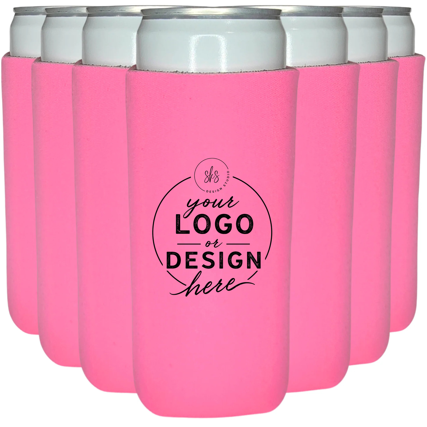 CUSTOM LOGO | Slim Can Coozie