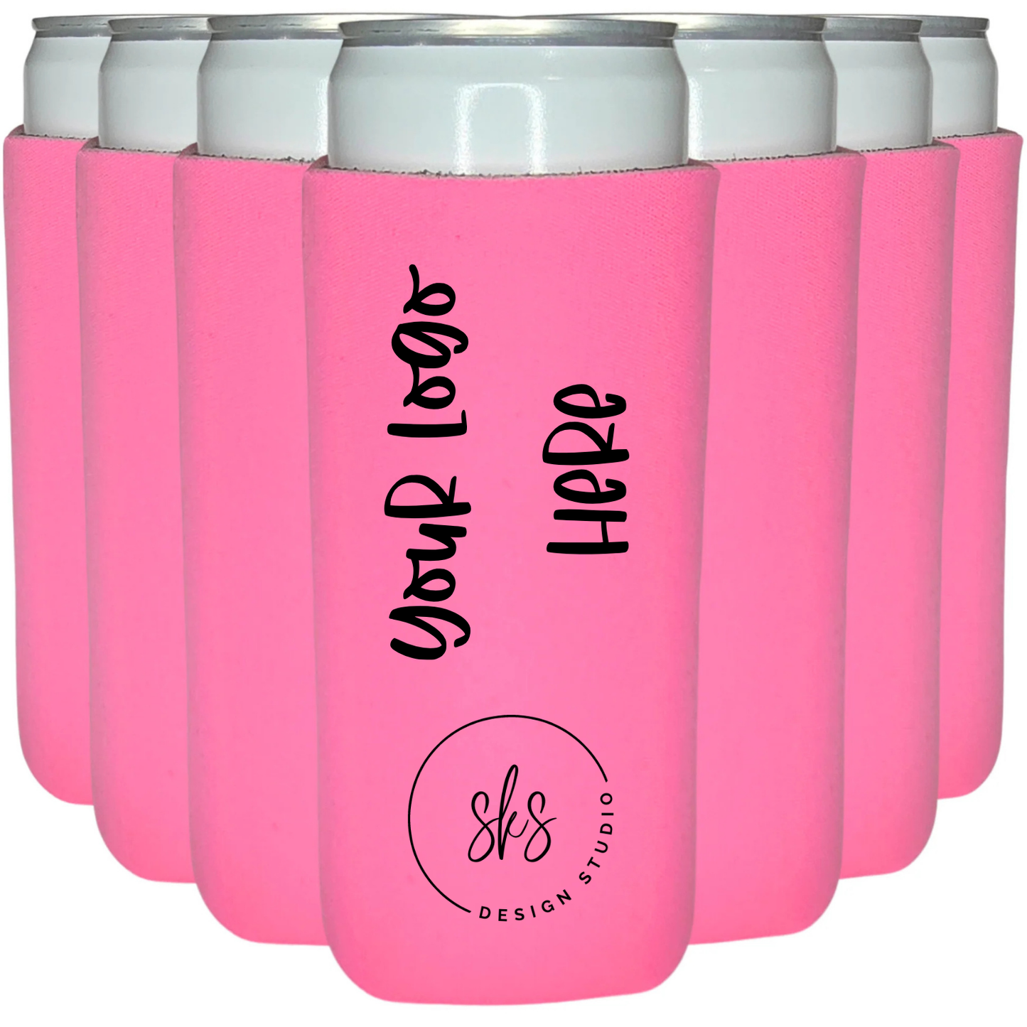 CUSTOM LOGO | Slim Can Coozie
