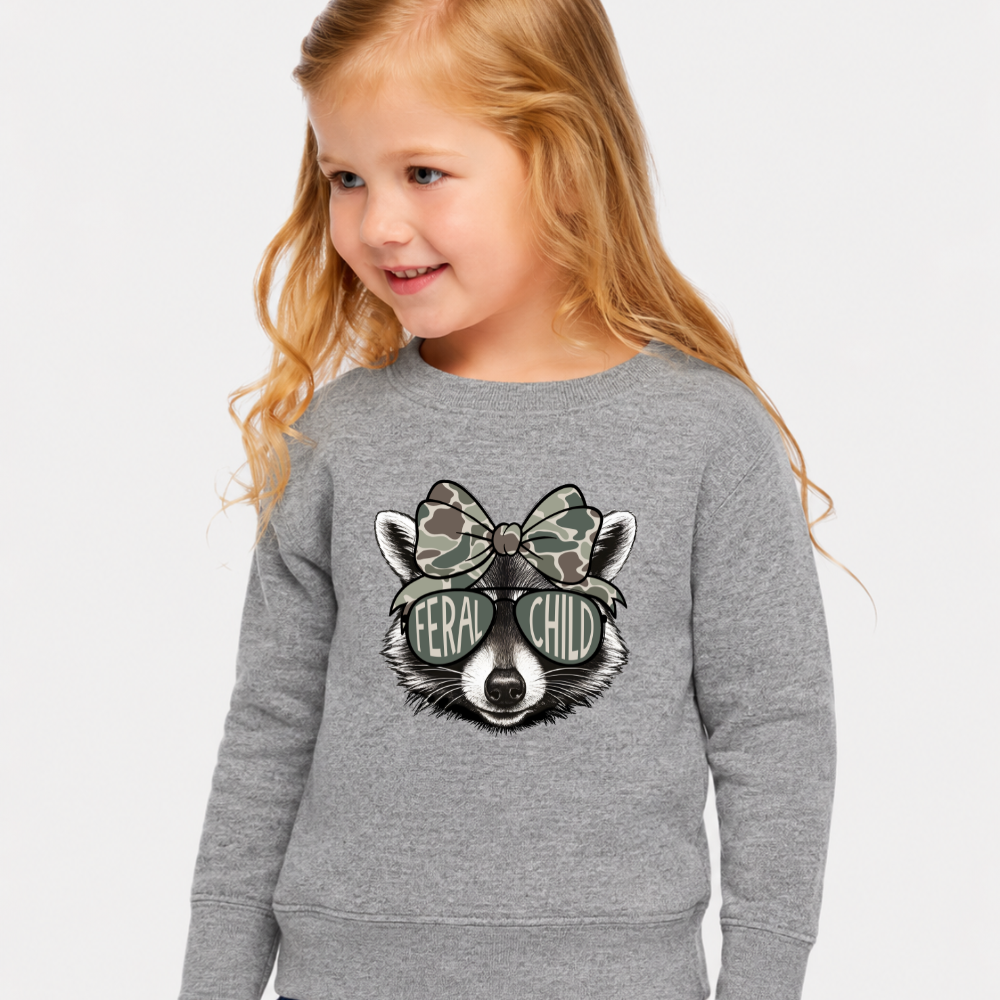Feral Child | Toddler Crewneck Sweatshirt [RABBIT SKINS]