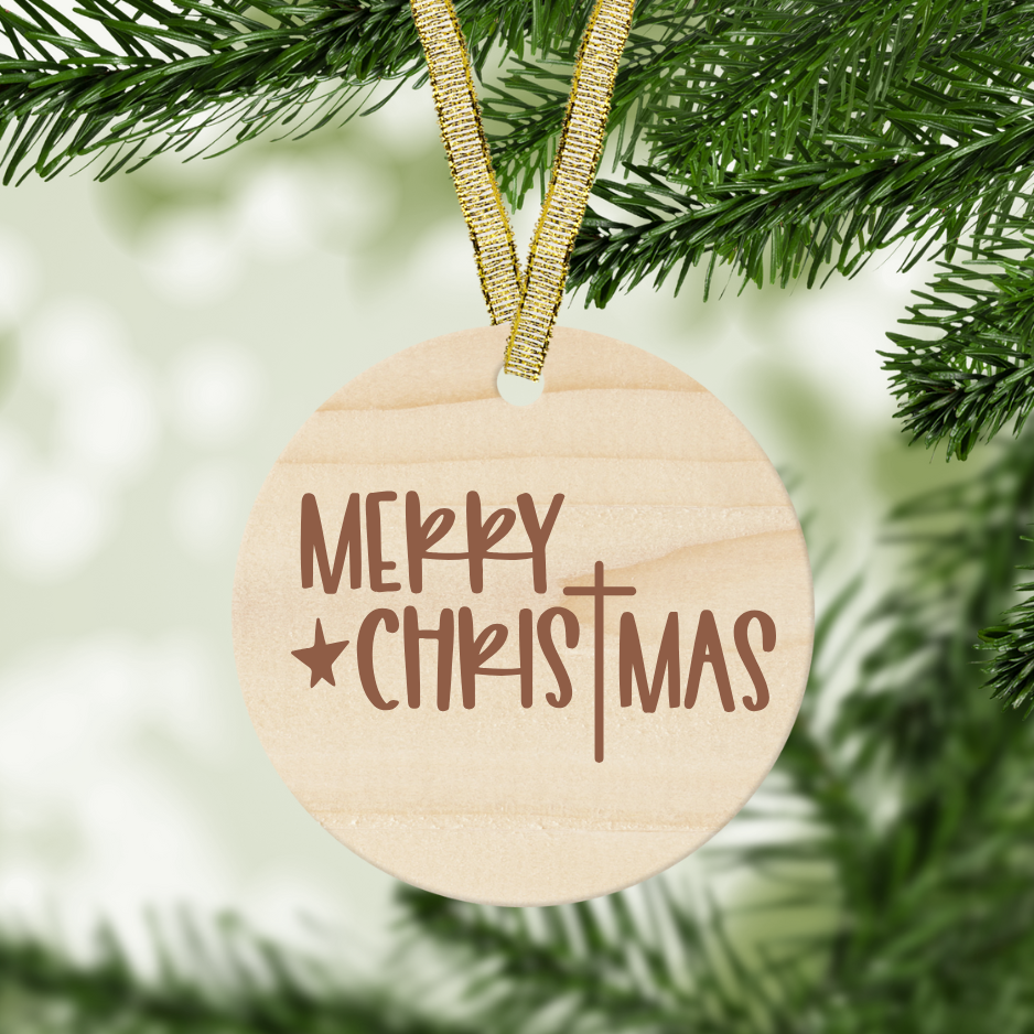 Merry Christmas | ENGRAVED | Christmas Ornament