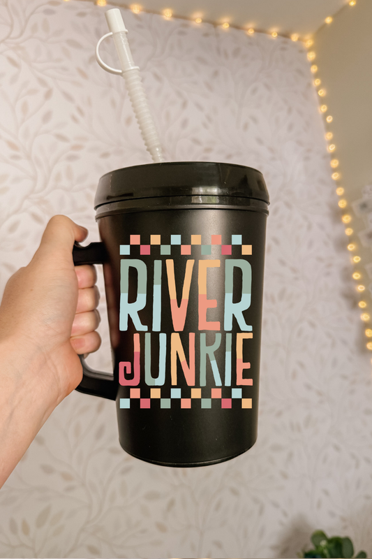 River Junkie | 34oz Mega Trucker Mug