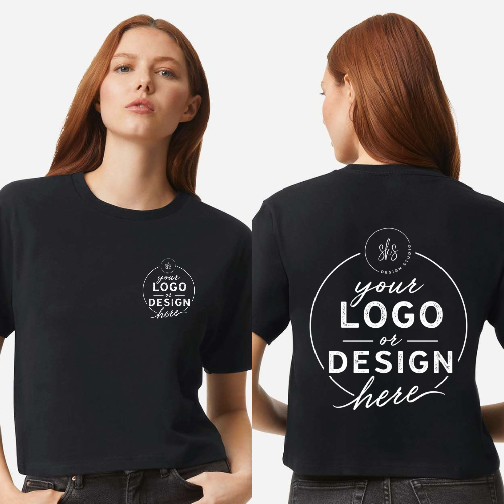 CUSTOM LOGO | Women's Boxy T-Shirt [American Apparel]