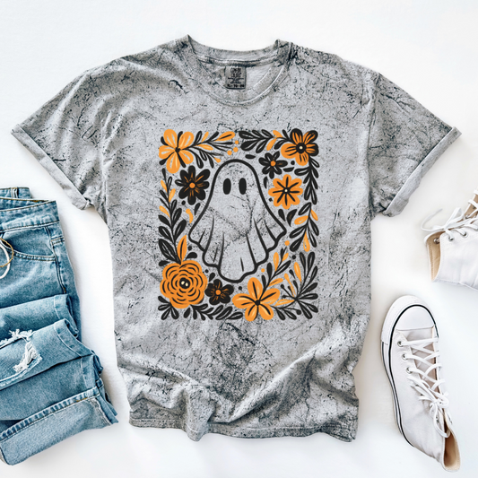 Floral Ghost | Unisex Color Blast T-Shirt