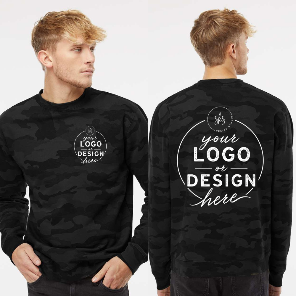 CUSTOM LOGO | Unisex Camo Long Sleeve Shirt [INDEPENDENT TRADING CO.]