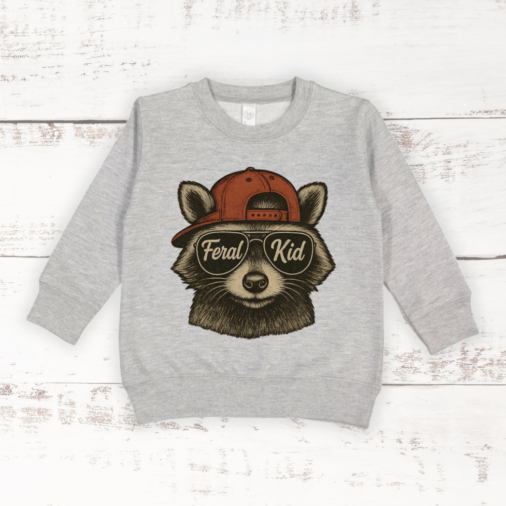 Feral Kid | Toddler Crewneck Sweatshirt