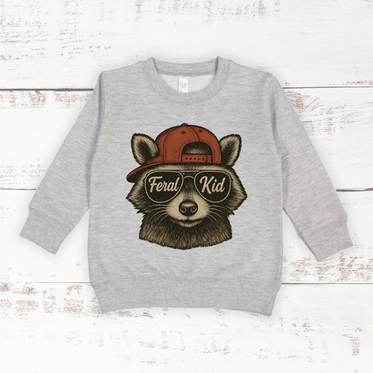 Feral Kid | Toddler Crewneck Sweatshirt