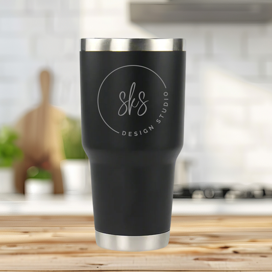 CUSTOM LOGO | ENGRAVED | 30oz Stainless Steel Tumbler