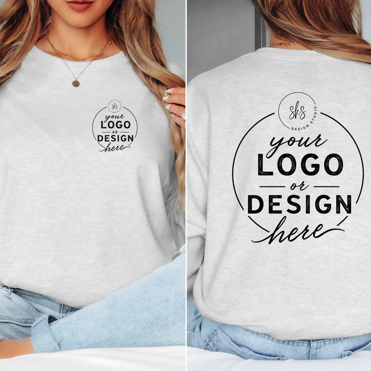 CUSTOM LOGO | Unisex Long Sleeve Shirt [GILDAN]
