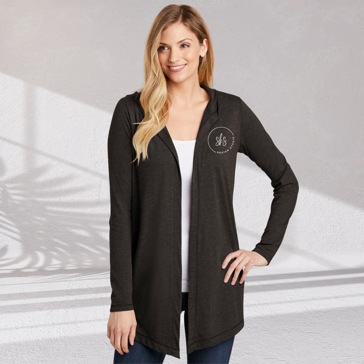 CUSTOM LOGO | Women's Hooded Cardigan [DISTRICT]