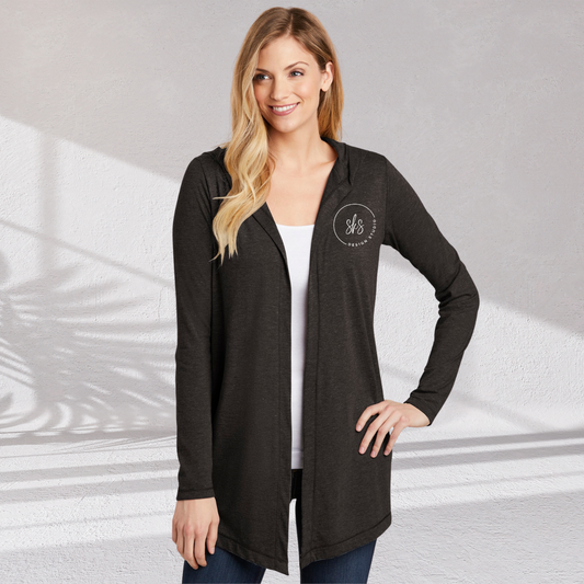CUSTOM LOGO | Women's Hooded Cardigan [DISTRICT]