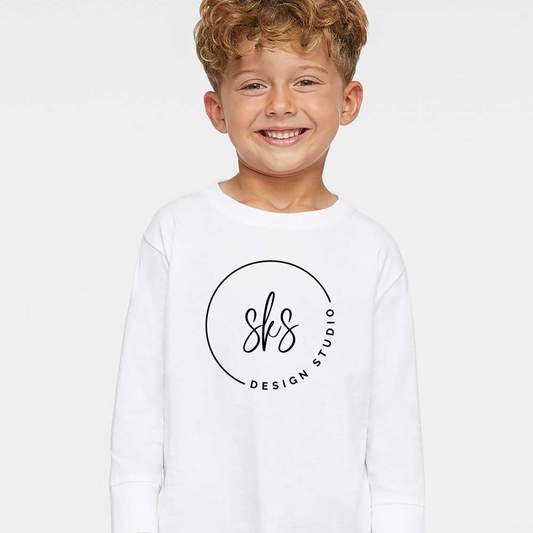 CUSTOM LOGO | Toddler Long Sleeve Shirt