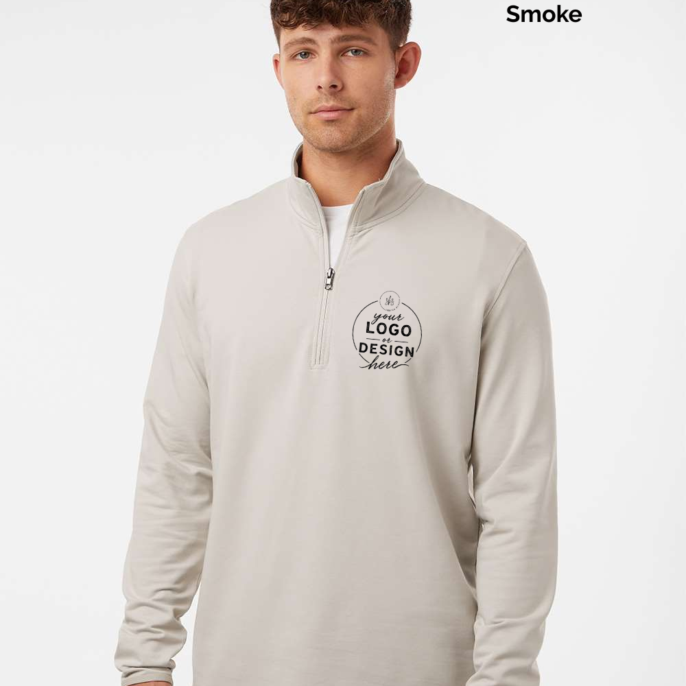 CUSTOM LOGO | Men's Quarter-Zip Pullover [INDEPENDENT TRADING CO]