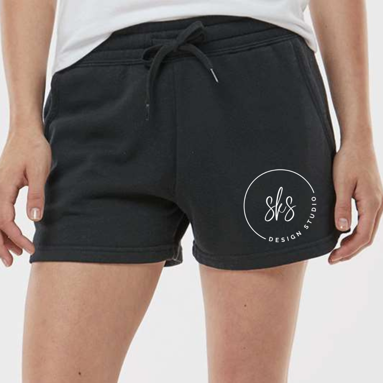 CUSTOM LOGO | Women's Lightweight Fleece Short [INDEPENDENT TRADING CO]