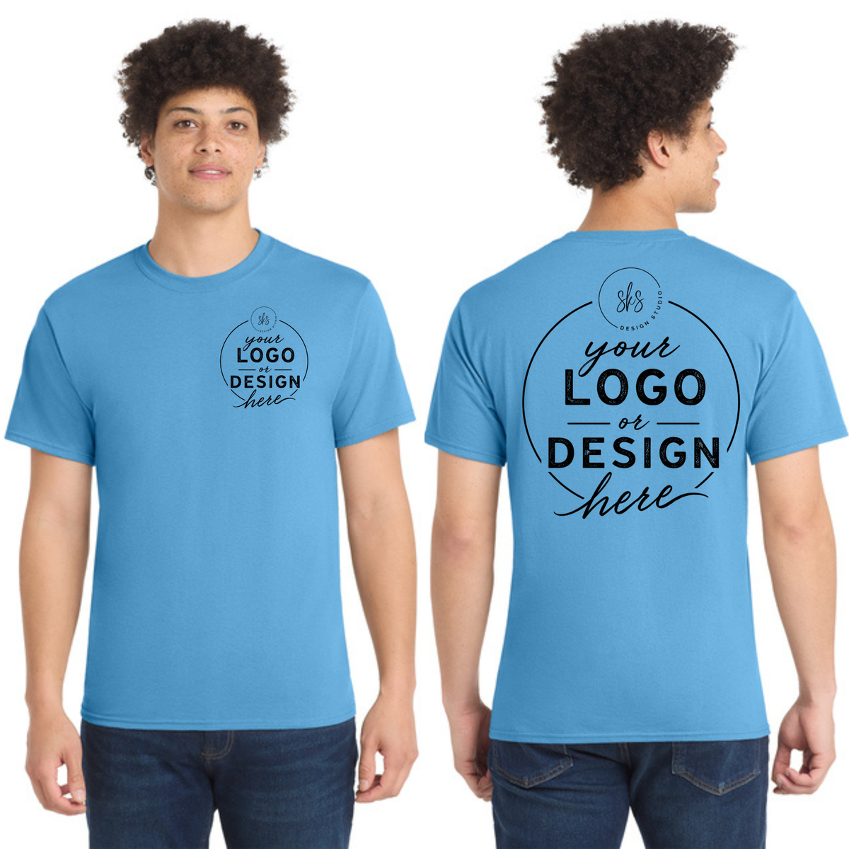 CUSTOM LOGO | Tall T-Shirt [Port & Co]