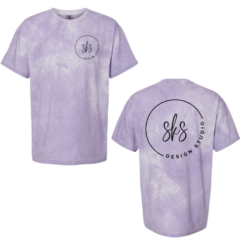 CUSTOM LOGO | Unisex Color Blast T-Shirt [COMFORT COLORS]