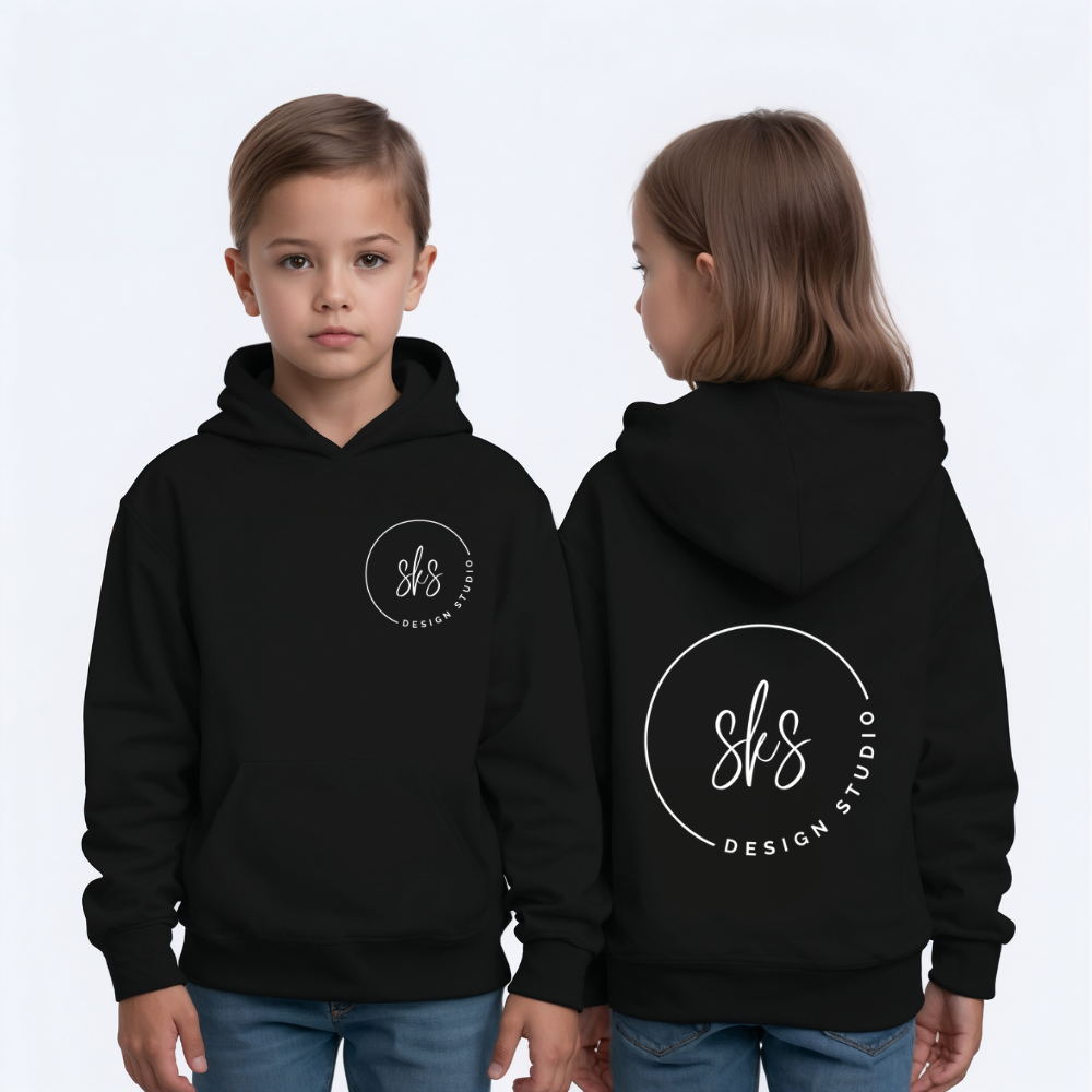 CUSTOM LOGO | Youth Unisex Hoodie Sweatshirt [GILDAN]