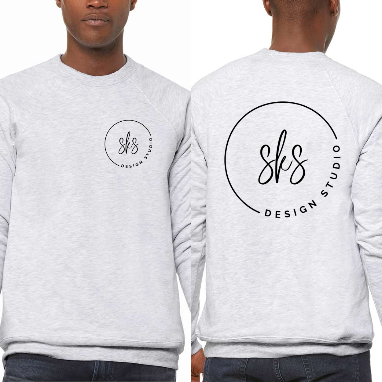 CUSTOM LOGO | Unisex Crewneck Sweatshirt [BELLA CANVAS]