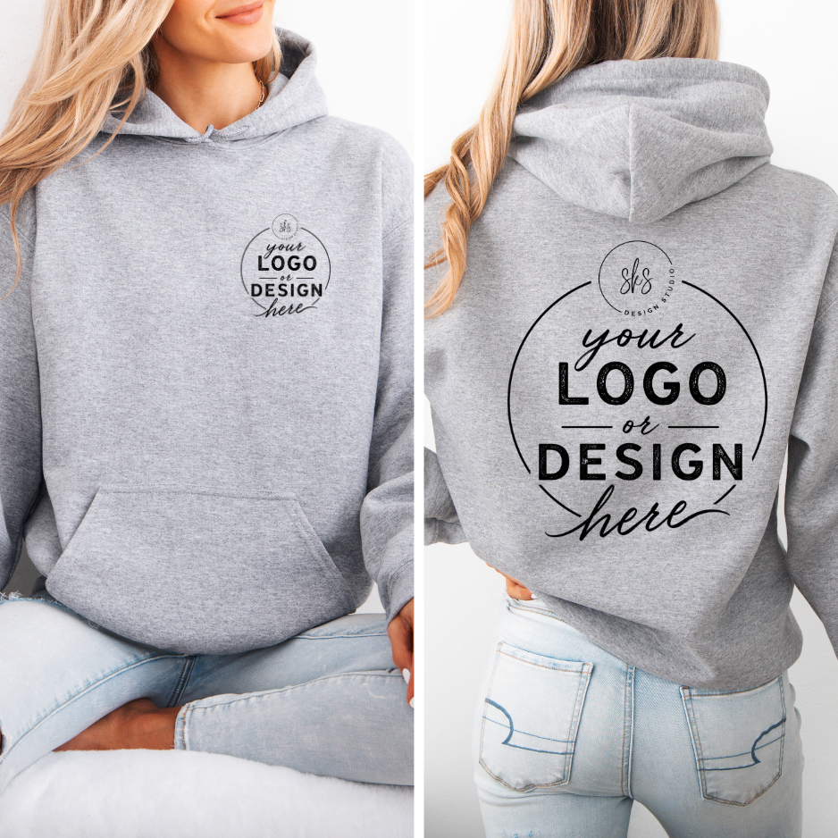 CUSTOM LOGO | Unisex Hoodie Sweatshirt [GILDAN]