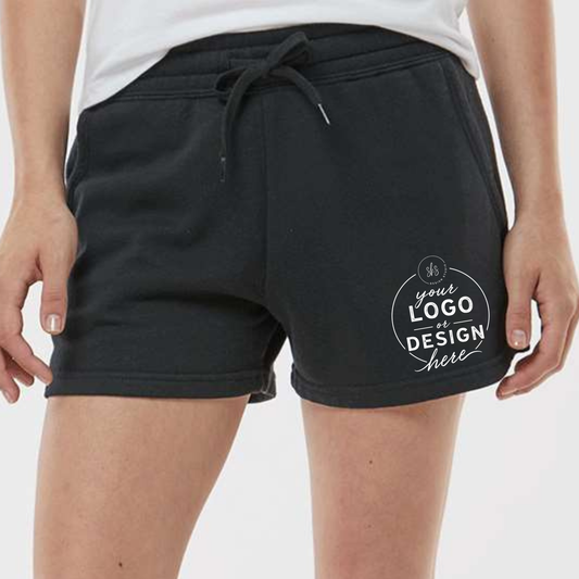 CUSTOM LOGO | Women's Lightweight Fleece Short [INDEPENDENT TRADING CO]