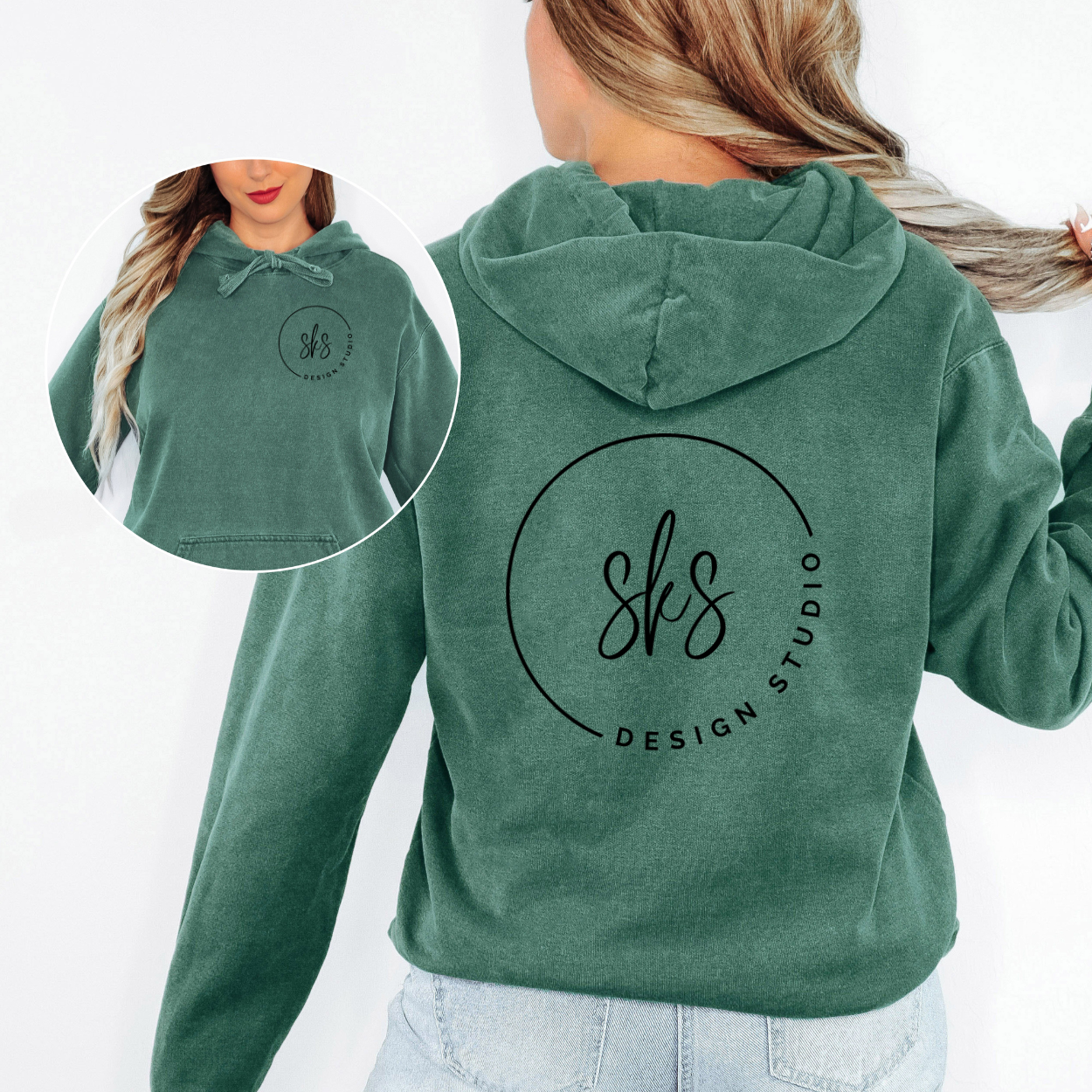 CUSTOM LOGO | Unisex Hoodie Sweatshirt [COMFORT COLORS]
