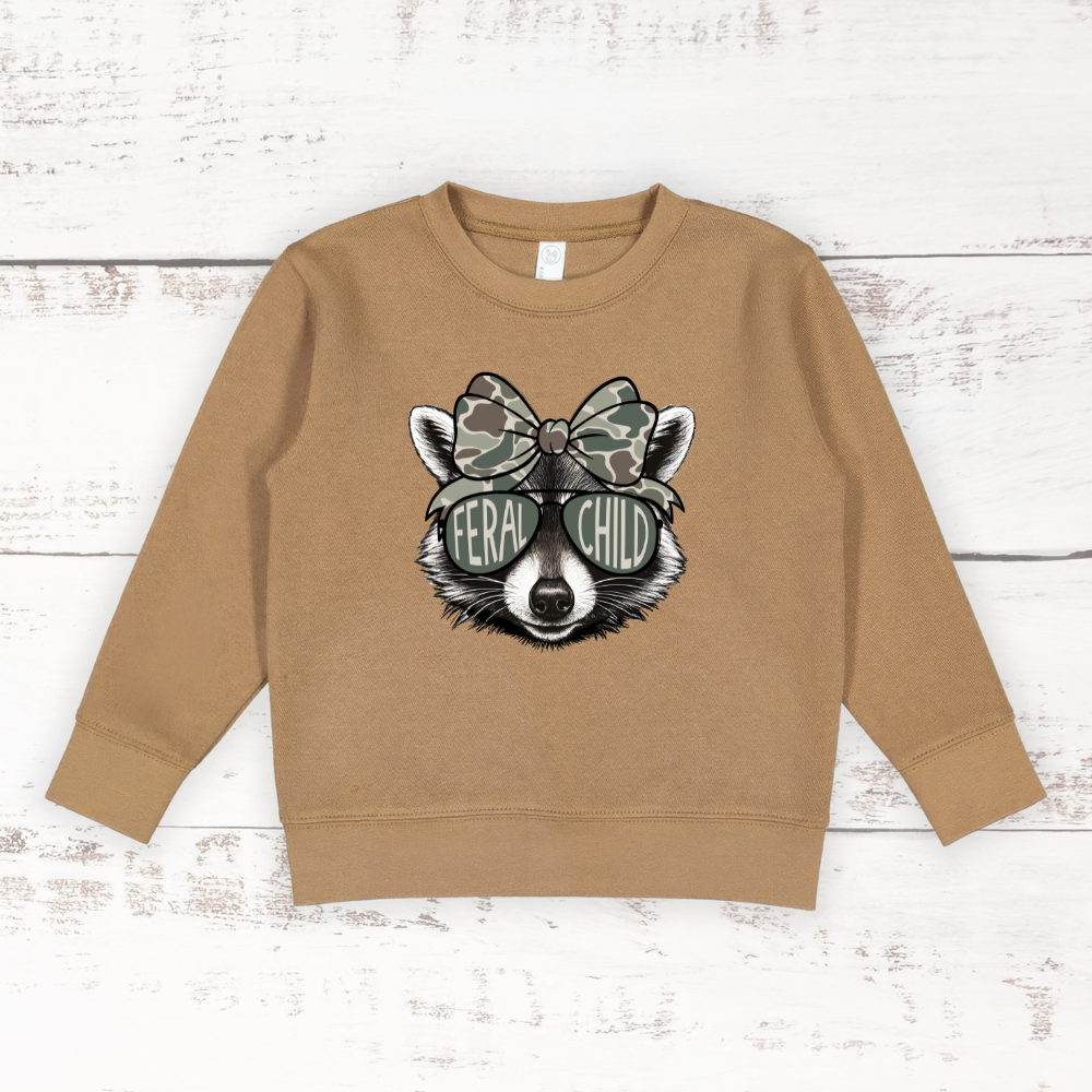 Feral Child | Toddler Crewneck Sweatshirt [RABBIT SKINS]