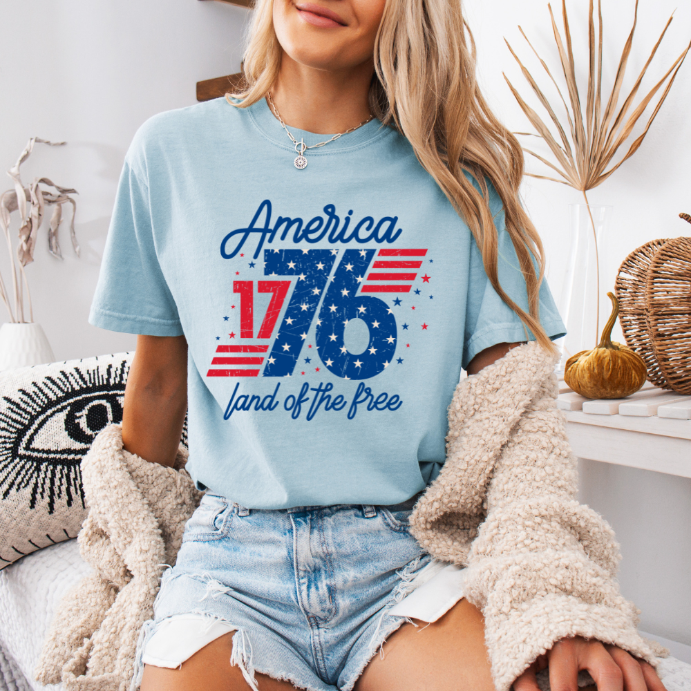 America Land of the Free | Unisex T-Shirt [COMFORT COLORS]