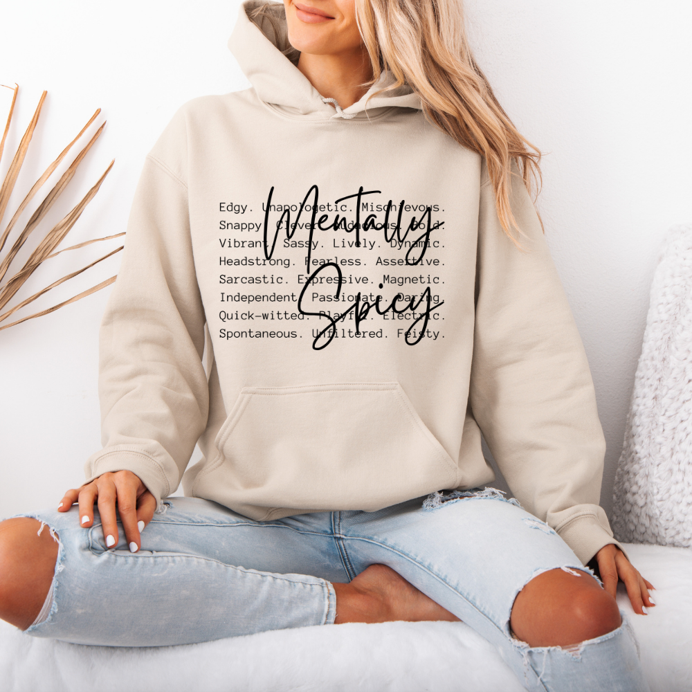 Mentally Spicy | Unisex Hoodie Sweatshirt