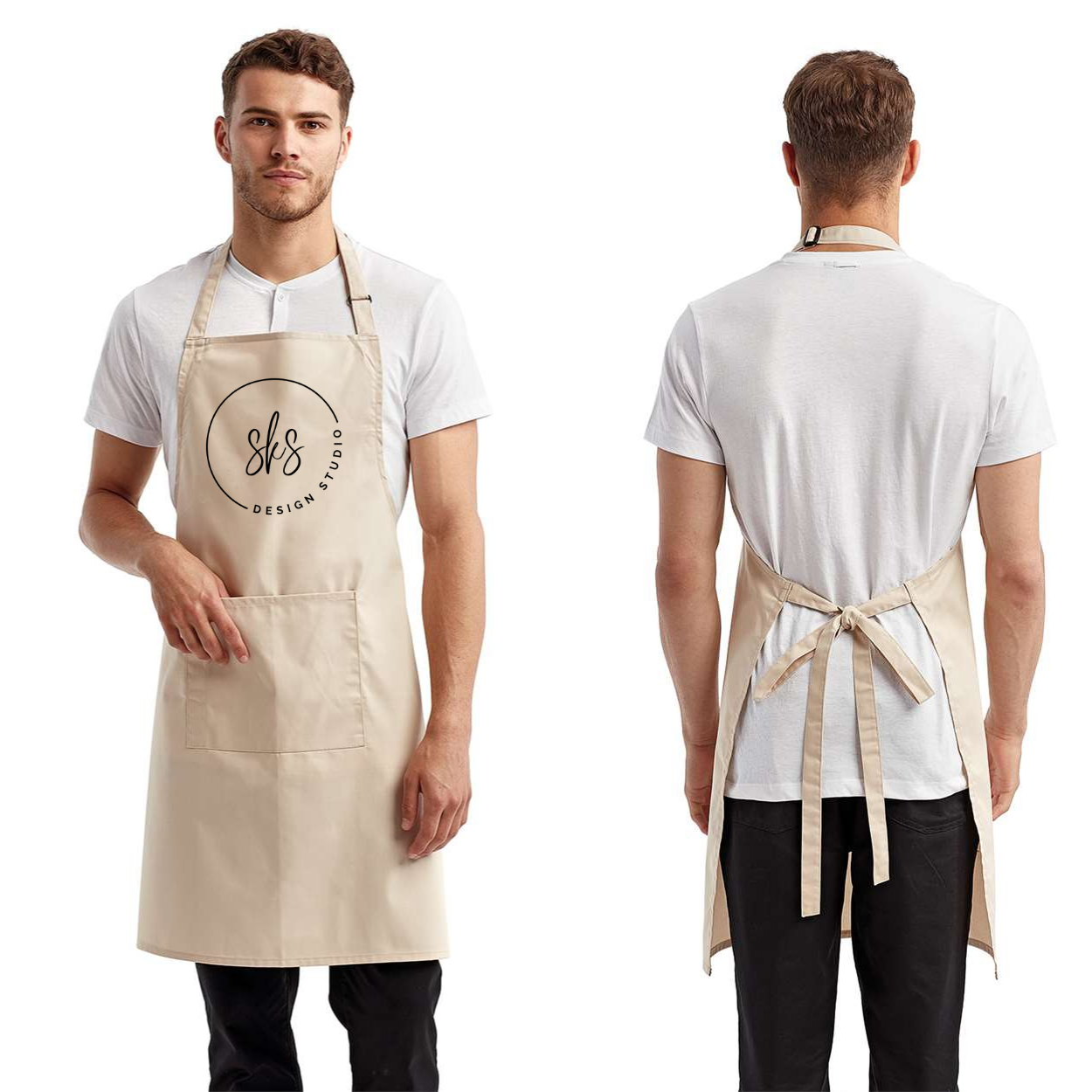 CUSTOM LOGO | Apron with Pocket