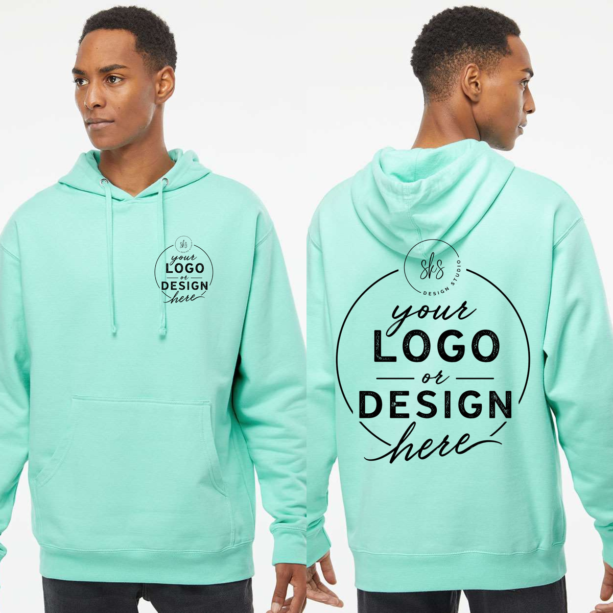 CUSTOM LOGO | Unisex Hoodie [INDEPENDENT TRADING CO.]
